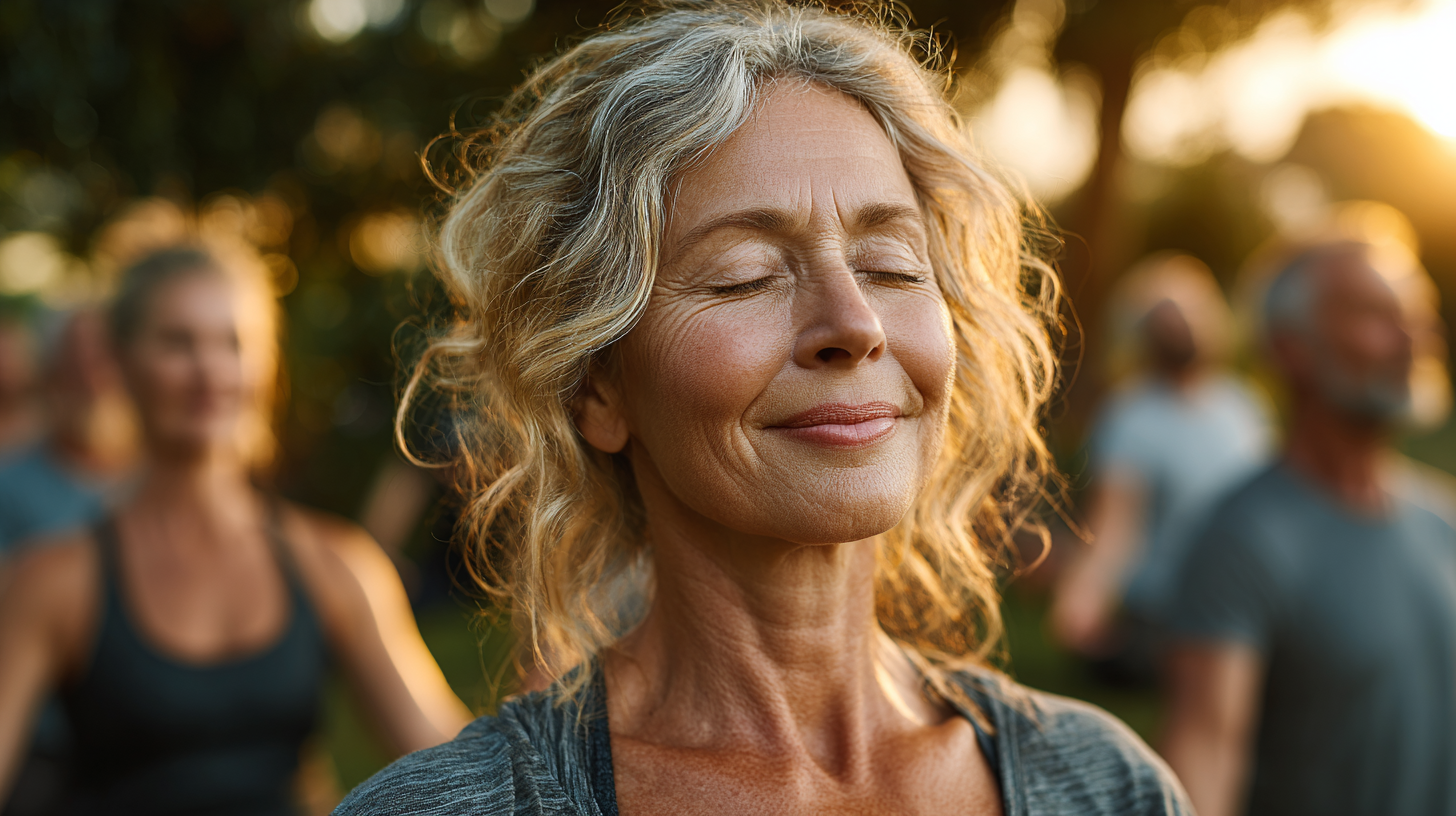 Здорові люди середнього віку займаються активною діяльністю